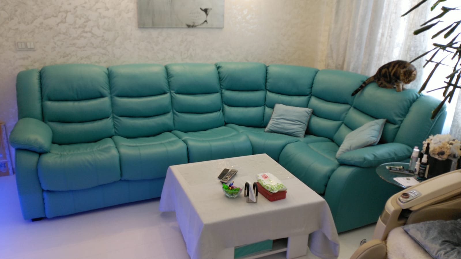 Перетяжка дивана на дому. Бабаево