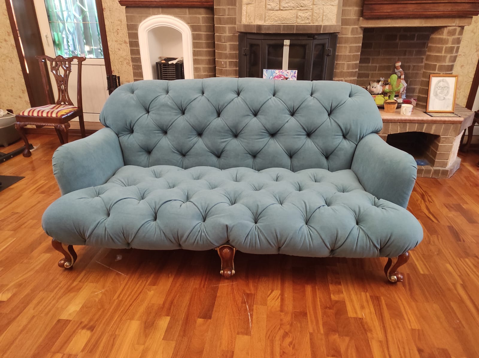 Обивка дивана. Бабаево